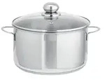 levelone Fleischtopf 24cm Basic &brvbar; silber &brvbar; Edelstahl &Oslash;: 24.0