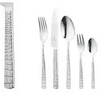 Justinus Besteckset Croco &brvbar; silber &brvbar; Edelstahl