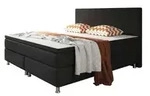 Boxbett &brvbar; schwarz &brvbar; Ma&szlig;e (cm): B: 180 H: 115
