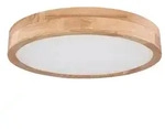 Globo Lighting Deckenleuchte &brvbar; holzfarben &brvbar; Ma&szlig;e (cm): B: 40 H: 10,5 T: 40.0