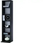 Standregal &brvbar; schwarz &brvbar; Ma&szlig;e (cm): B: 21 H: 91,8 T: 20.0