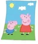 Herding Plaid Peppa Wutz &brvbar; mehrfarbig &brvbar; Fleece &brvbar; Ma&szlig;e (cm): B: 130 H: 1