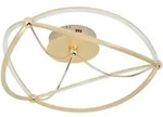 Trio LED-Deckenleuchte messing-matt geschwungen ́gro&szlig; ́ &brvbar; gold &brvbar; Ma&szlig;e