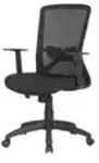 by Living B&uuml;rodrehstuhl &brvbar; schwarz &brvbar; Ma&szlig;e (cm): B: 52,5 H: 103
