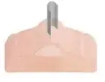 Kleiderb&uuml;gel 50er-Set &brvbar; rosa/pink &brvbar; Metall,Kunststoff,Stoff &brvbar; Ma&szlig;e (cm):...