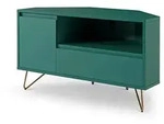 Eck-TV-Lowboard &brvbar; gr&uuml;n &brvbar; Ma&szlig;e (cm): B: 100 H: 58