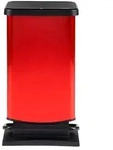 Rotho Treteimer PASO &brvbar; rot &brvbar; Kunststoff &brvbar; Ma&szlig;e (cm): B: 29,5 H: 67,6