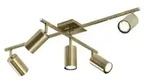 Trio Deckenstrahler 5-flammig altmessing &brvbar; gold &brvbar; Ma&szlig;e (cm): B: 77,4 H: 22,4