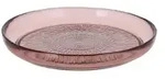 Bitz Dessertteller Kusintha &brvbar; rosa/pink &brvbar; Glas &brvbar; Ma&szlig;e (cm): H: 2 &Oslash;: 18.0