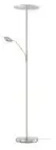 Fischer-Honsel LED-Deckenfluter 2-flammig Nickel-matt &brvbar; silber &brvbar; Ma&szlig;e (cm): H: