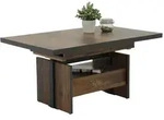Funktionscouchtisch &brvbar; holzfarben &brvbar; Ma&szlig;e (cm): B: 70 H: 73