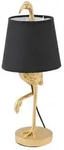 Tischleuchte 1-flammig `Flamingo`schwarz/goldfarbig &brvbar; gold &brvbar; Ma&szlig;e (cm): H: 42 
