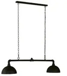 Fischer-Honsel Pendelleuchte &brvbar; schwarz &brvbar; Ma&szlig;e (cm): B: 25 H: 140 T: 87.0