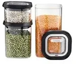 Gefu 3er-Vorratsdosenset PANTRY &brvbar; transparent/klar &brvbar; Kunststoff