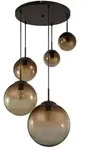 Globo Lighting Pendelleuchte &brvbar; braun &brvbar; Ma&szlig;e (cm): B: 65 H: 150 T: 65.0
