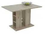 Esstisch ausziehbar &brvbar; holzfarben &brvbar; Ma&szlig;e (cm): B: 80 H: 76