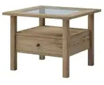 Couchtisch &brvbar; holzfarben &brvbar; Ma&szlig;e (cm): B: 53,5 H: 42
