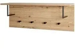 Garderobenpaneel &brvbar; holzfarben &brvbar; MDF-Platte &brvbar; Ma&szlig;e (cm): B: 80 H: 30 T: 20.0