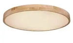 Globo Lighting Deckenleuchte &brvbar; holzfarben &brvbar; Ma&szlig;e (cm): H: 10,5 &Oslash;: 80.0