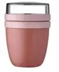 Mepal Lunchpot "To Go" Ellipse &brvbar; rosa/pink &brvbar; Kunststoff &brvbar; Ma&szlig;e (cm): H: 12,8 