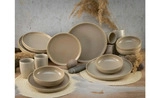 CreaTable Kombiservice Uno &brvbar; beige &brvbar; Steinzeug/Steingut &brvbar; Ma&szlig;e (cm): B: 37 H: