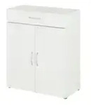 Schuhschrank Multischrank-System &brvbar; wei&szlig; &brvbar; Ma&szlig;e (cm): B: 80 H: 98 T: 40.0