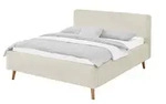 Polsterbettgestell Mattis &brvbar; beige &brvbar; Ma&szlig;e (cm): B: 181 H: 105