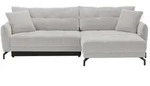 Ecksofa Casandra de Luxe &brvbar; grau &brvbar; Ma&szlig;e (cm): B: 284 H: 91 T: 191.0