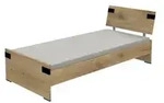 Futonbett Liverpool &brvbar; holzfarben &brvbar; Ma&szlig;e (cm): B: 96 H: 85