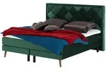 Playboy Boxspringbett Audrey &brvbar; t&uuml;rkis/petrol &brvbar; Ma&szlig;e (cm): B: 150 H: 118