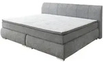 Familien-Boxspringbett Flint &brvbar; grau &brvbar; Ma&szlig;e (cm): B: 248 H: 108