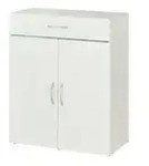Kommode Multischrank-System &brvbar; wei&szlig; &brvbar; Ma&szlig;e (cm): B: 80 H: 98 T: 40.0