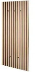 Wandgarderobe Caluma &brvbar; holzfarben &brvbar; Holzwerkstoff,Filz &brvbar; Ma&szlig;e (cm): B: 50 H: 125