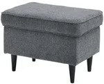 Hocker Oskar &brvbar; schwarz &brvbar; Ma&szlig;e (cm): B: 63 H: 43 T: 42.0