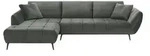 Ecksofa Carly &brvbar; grau &brvbar; Ma&szlig;e (cm): B: 320 H: 90 T: 215.0
