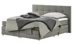 Boxspring-Motorbett Manolo 2 &brvbar; grau &brvbar; Ma&szlig;e (cm): B: 202 H: 112