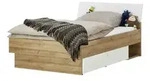 Bett Globo &brvbar; holzfarben &brvbar; Ma&szlig;e (cm): B: 127 H: 91