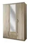Kleiderschrank Duo &brvbar; holzfarben &brvbar; Ma&szlig;e (cm): B: 135 H: 199 T: 58.0