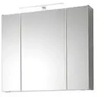 Spiegelschrank Capri &brvbar; grau &brvbar; Ma&szlig;e (cm): B: 80 H: 70 T: 16.0