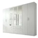 Kleiderschrank Bingen &brvbar; wei&szlig; &brvbar; Ma&szlig;e (cm): B: 315 H: 229 T: 54.0