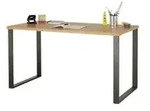 Schreibtisch Liverpool &brvbar; holzfarben &brvbar; Ma&szlig;e (cm): B: 140 H: 74 T: 70.0