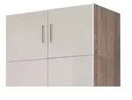 Kleiderschrank-Aufsatz Malta &brvbar; wei&szlig; &brvbar; Ma&szlig;e (cm): B: 80 H: 40 T: 54.0