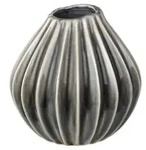 Broste Copenhagen Wide Vase S Smoke Grey