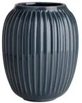 K&auml;hler Hammersh&oslash;i Vase H21 cm Anthrazit Grau