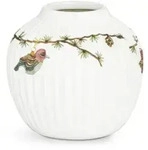 K&auml;hler Hammersh&oslash;i Christmas Vase Porzellan Wei&szlig; H13 cm