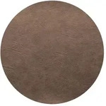 ASA Selection vegan leather Tischset, nougat &Oslash;38 cm