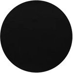 ASA Selection vegan leather Tischset, black &Oslash;38 cm