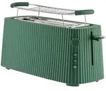 Alessi Pliss&eacute; Langer Doppelfach-Toaster Gr&uuml;n