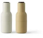 Audo Salz- Pfefferm&uuml;hle Bottle Gringer 2er Set Barley - Walnut Lid