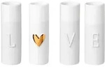r&auml;der Love Minivasen Wei&szlig;